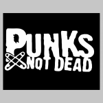 Punks not Dead čierne trenírky BOXER s tlačeným logom, top kvalita 95%bavlna 5%elastan